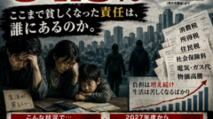 「世帯の半分が所得250万円未満」――それでも私たちが増税に怒らない、本当に奇妙な理由