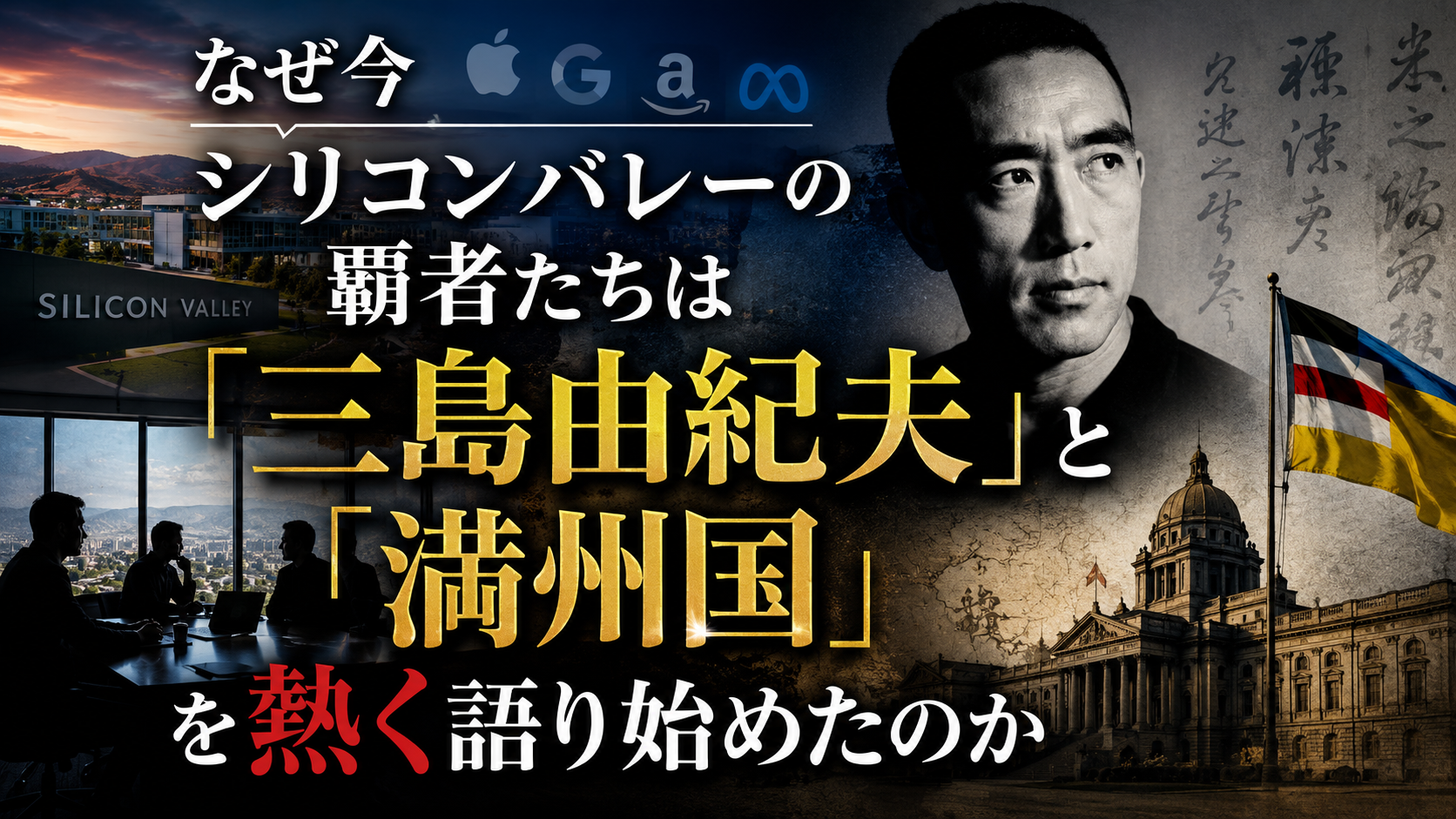 なぜ今シリコンバレーの覇者たちは「三島由紀夫」と「満州国」を熱く語り始めたのか