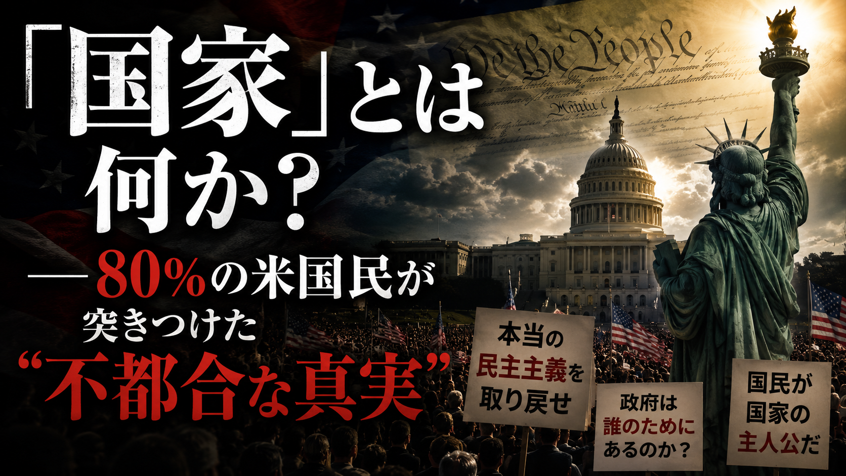 「国家」とは何か？──80%の米国民が突きつけた”不都合な真実”