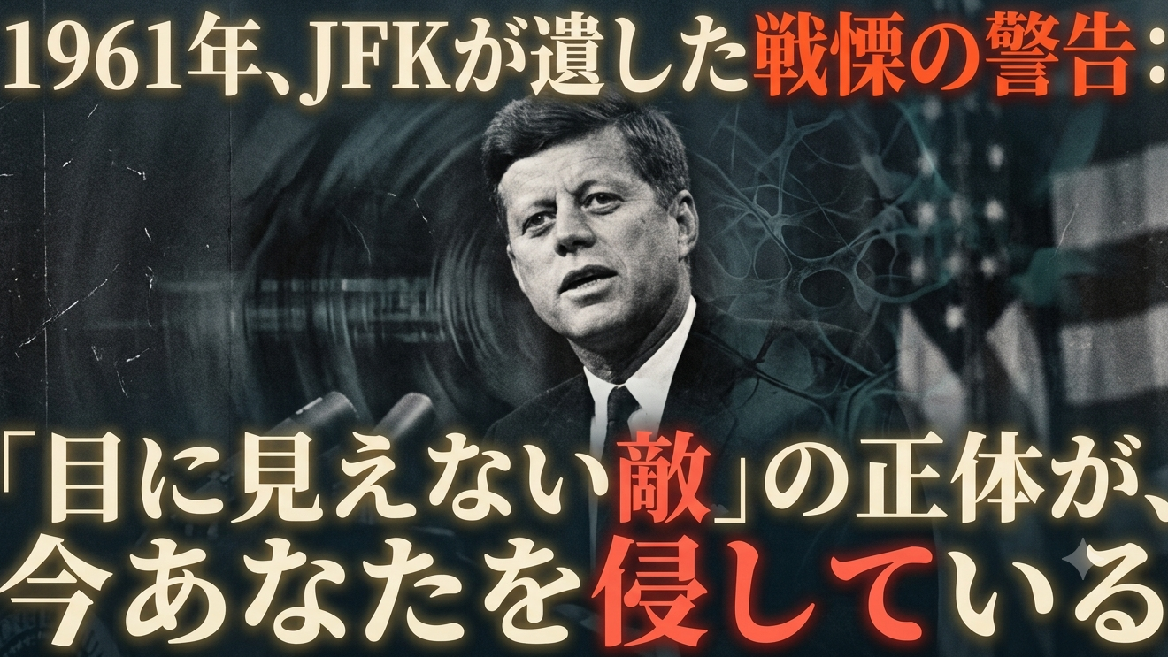 60年前のJFKが現代を予見していた？ 「目に見えない敵」の正体に戦慄する人続出