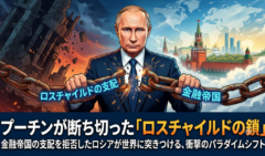 プーチンが断ち切った「ロスチャイルドの鎖」：金融帝国の支配を拒否したロシアが世界に突きつける、衝撃のパラダイムシフト