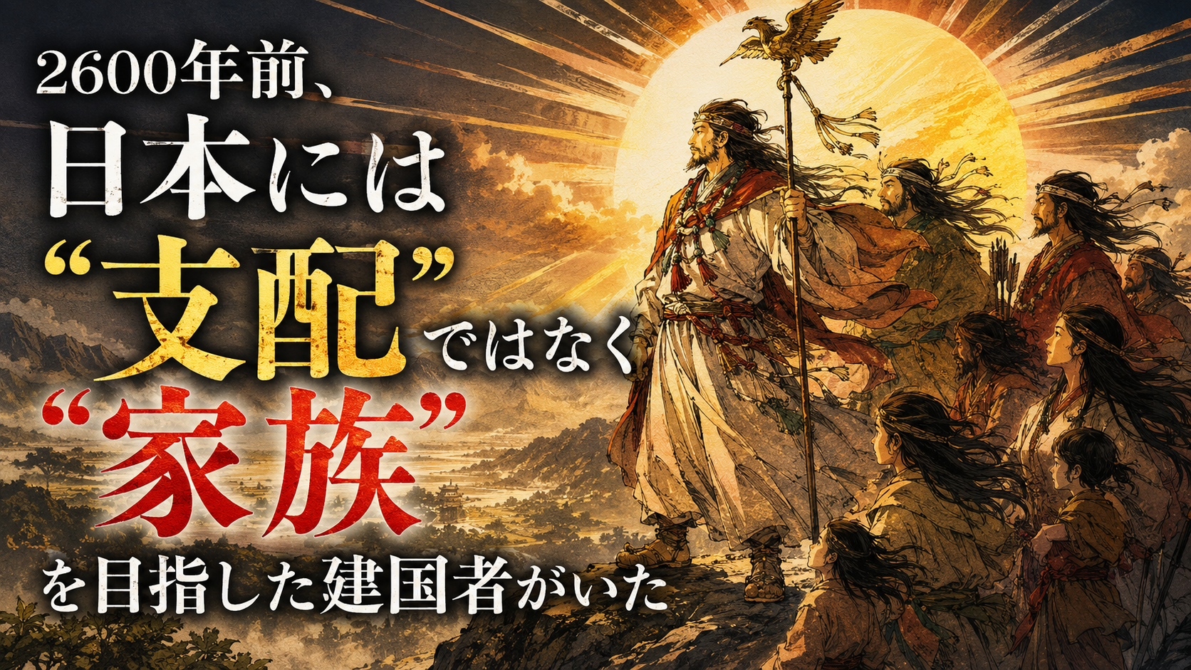 2600年前、日本には「支配」ではなく「家族」を目指した建国者がいた 2600年前、日本には「支配」ではなく「家族」を目指した建国者がいた