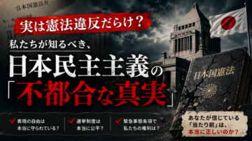 「実は憲法違反だらけ？」私たちが知るべき、日本民主主義の「不都合な真実」