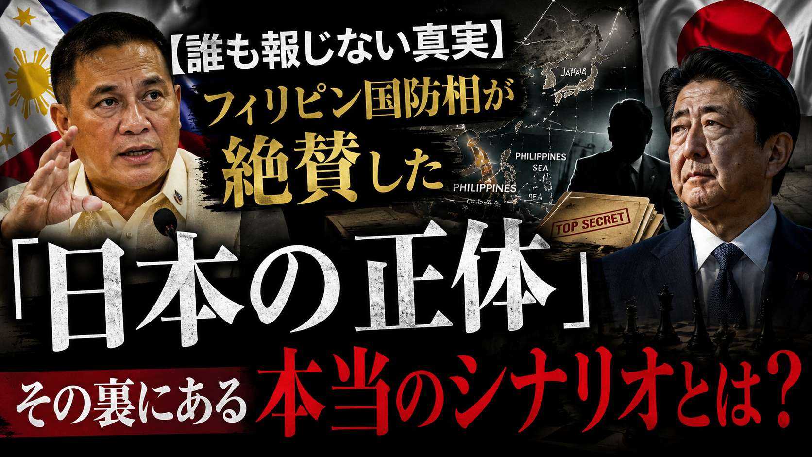 【誰も報じない真実】フィリピン国防相が絶賛した「日本の正体」、その裏にある本当のシナリオとは?