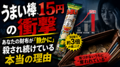 うまい棒15円の衝撃──あなたの財布が「静かに」殺され続けている本当の理由