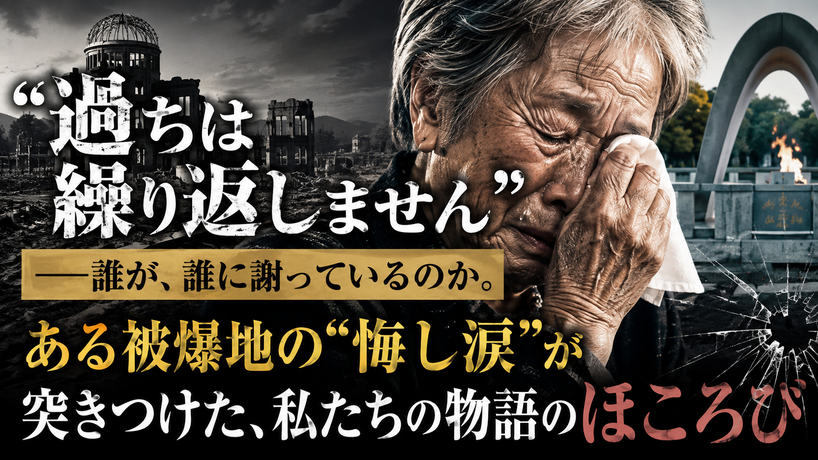 「過ちは繰り返しません」――誰が、誰に謝っているのか。ある被爆地の“悔し涙”が突きつけた、私たちの物語のほころび 「過ちは繰り返しません」――誰が、誰に謝っているのか。ある被爆地の“悔し涙”が突きつけた、私たちの物語のほころび