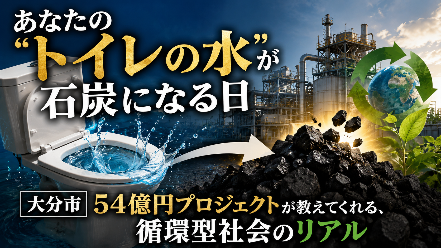 あなたの「トイレの水」が、実は石炭に化けていた件について