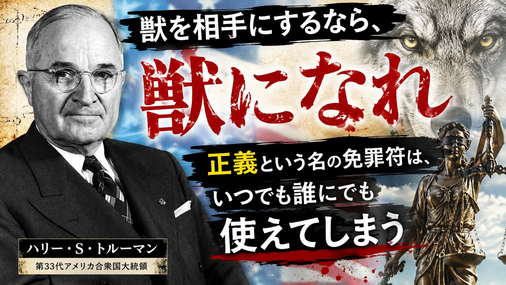 「獣を相手にするなら、獣になれ」——正義という名の免罪符は、なぜ誰にでも使えてしまうのか