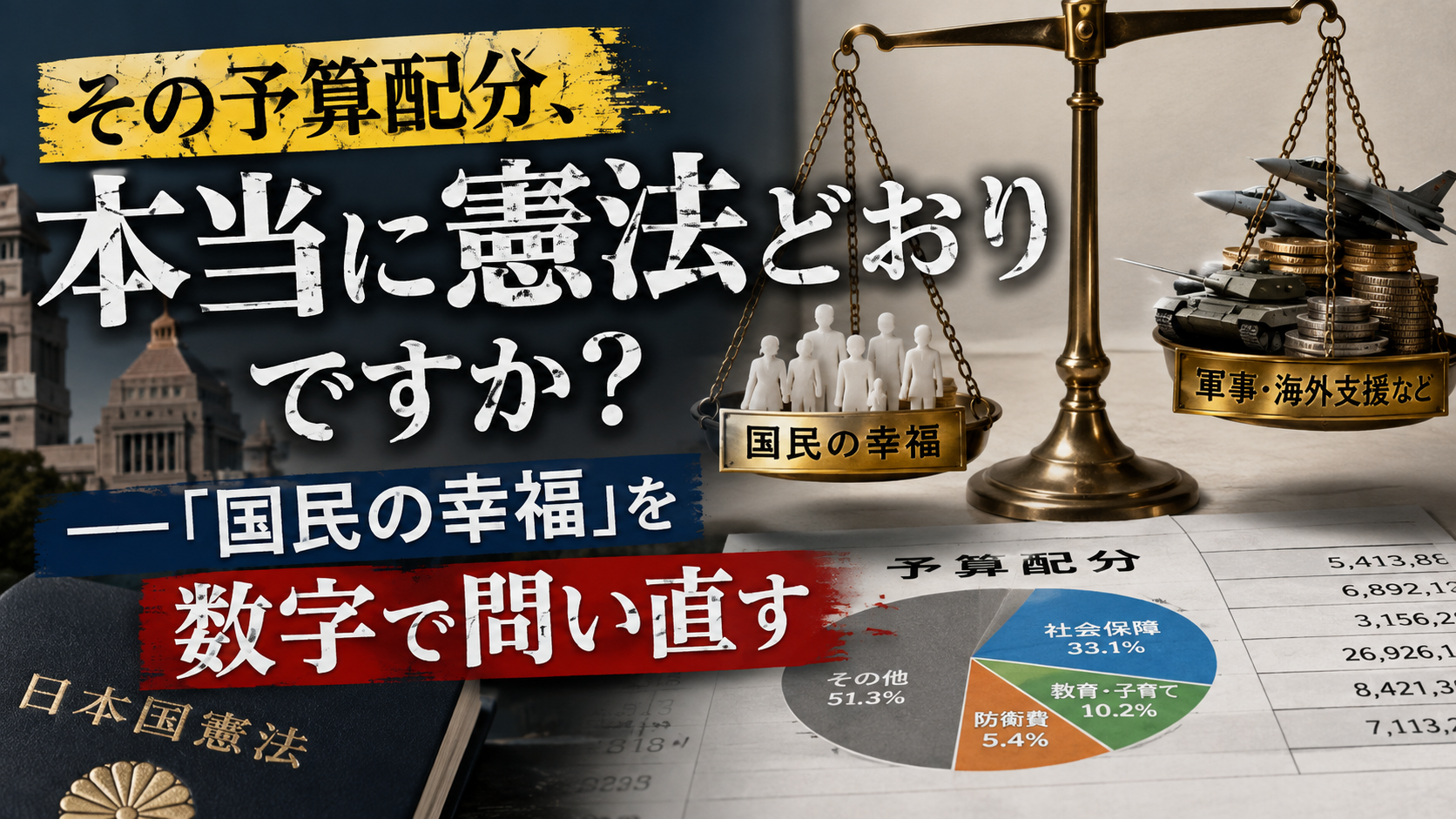 その予算配分、本当に憲法どおりですか?――「国民の幸福」を数字で問い直す その予算配分、本当に憲法どおりですか?――「国民の幸福」を数字で問い直す