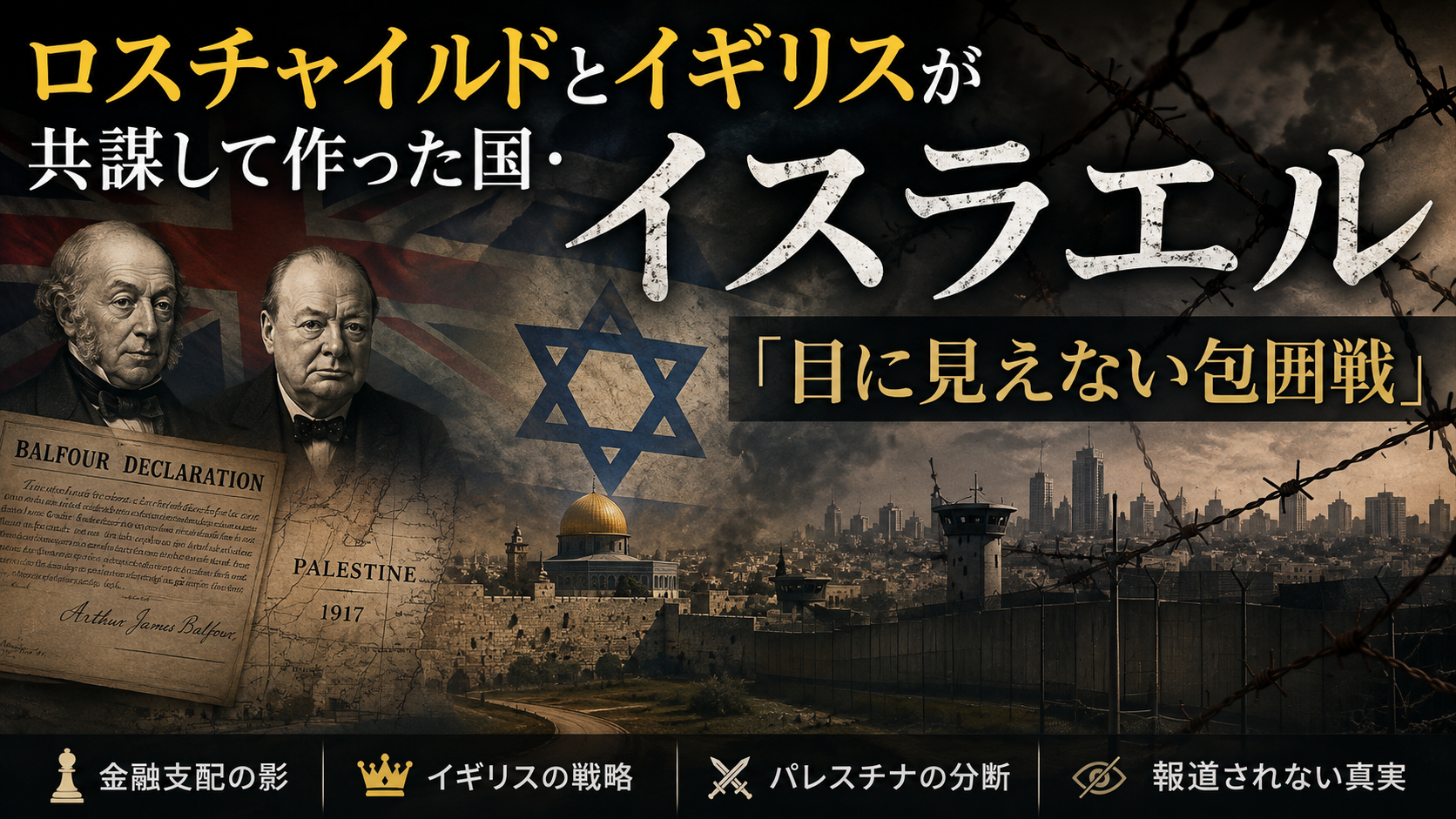 ロスチャイルドとイギリスが共謀して作った国・イスラエルで、パレスチナ人がいま静かに追い出されている「目に見えない包囲戦」
