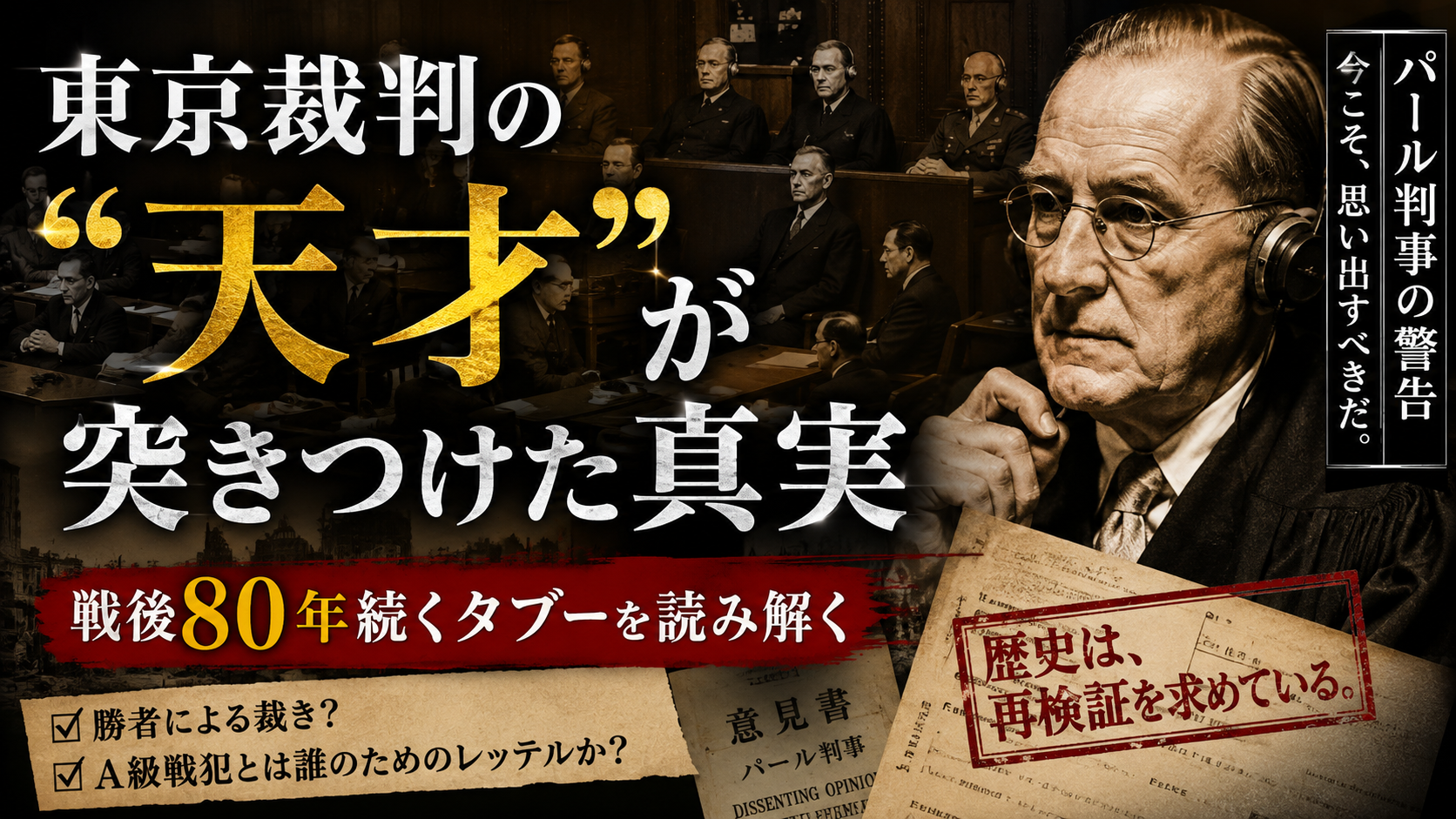 もし彼が指揮していたら、原爆は落とされなかった——東京裁判を凍りつかせた「天才」の真実